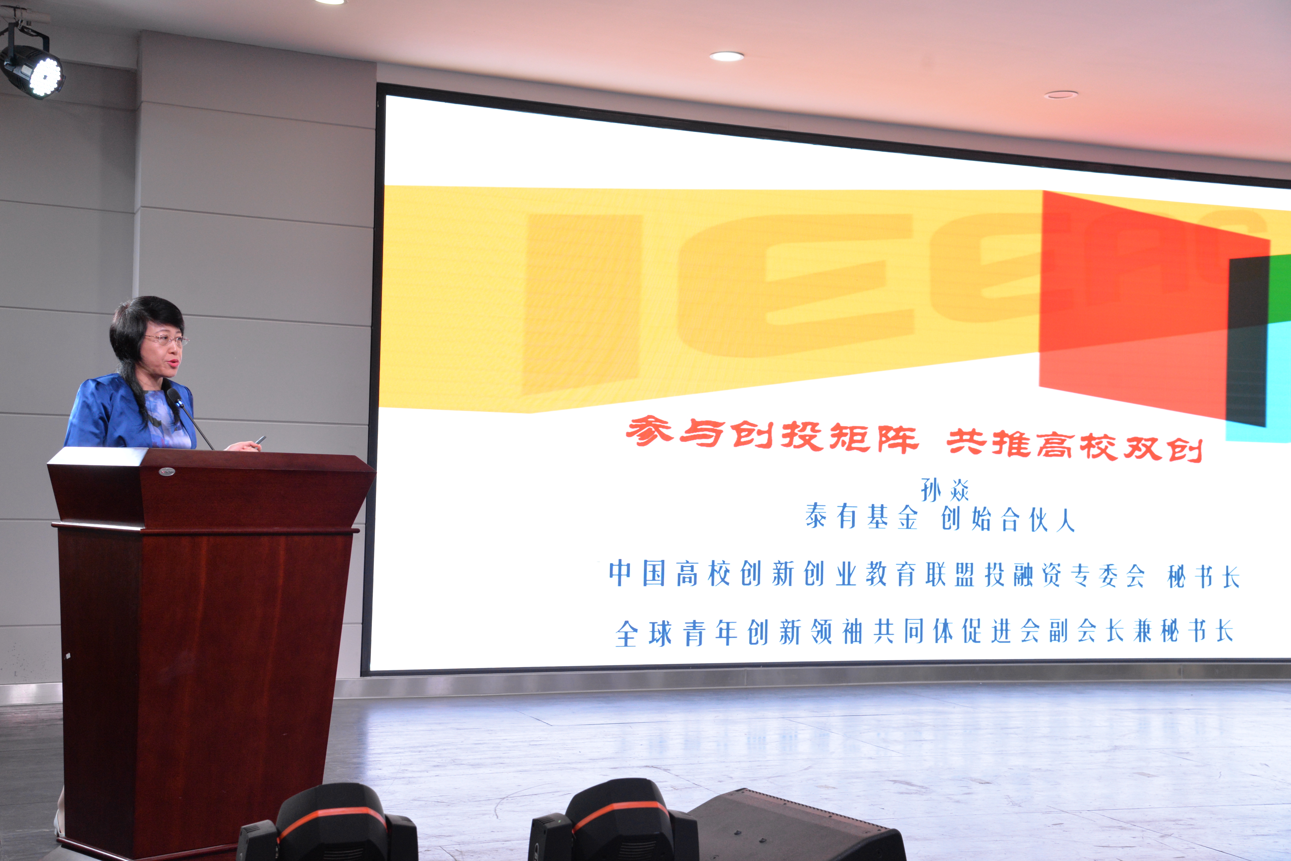 中国高校创新创业教育联盟投融资专委会秘书长孙焱