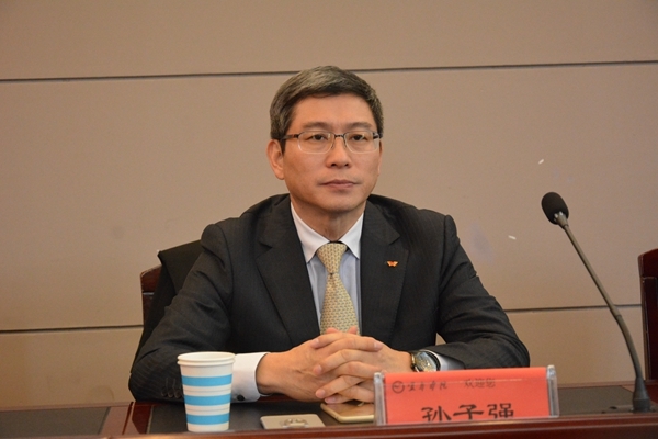 韩国sk集团大中华区总裁孙子强一行来访我校